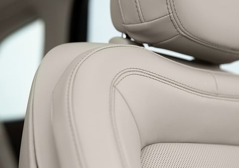 Fine craftsmanship is shown through a detailed image of front-seat stitching. | Rydell Lincoln in Independence IA